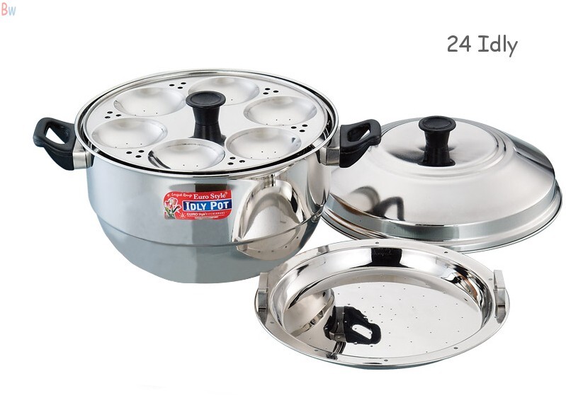 Compact 24 idli maker stainless steel