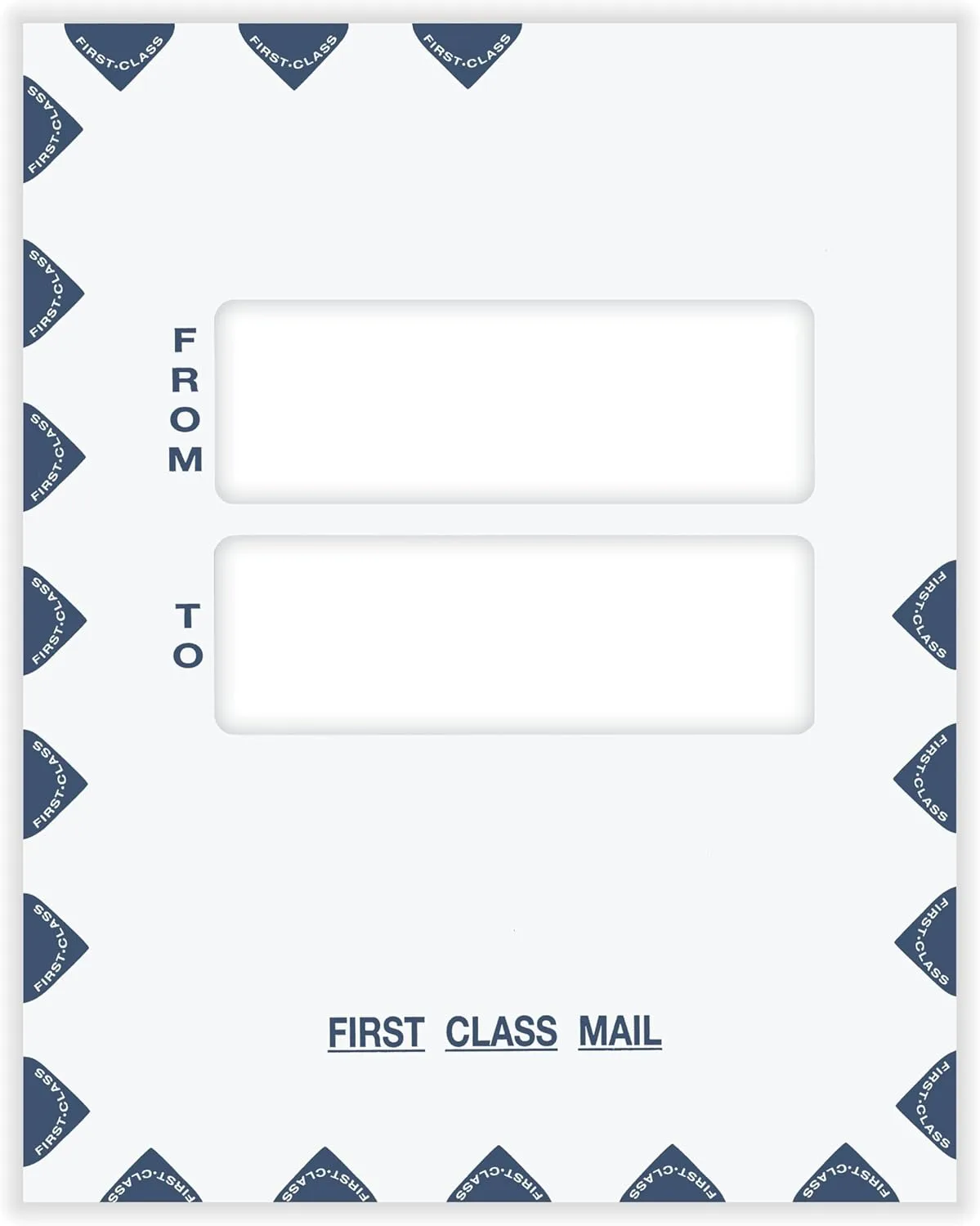 COMPLYRIGHT First Class Double-Window Tax Mailer Envelopes
