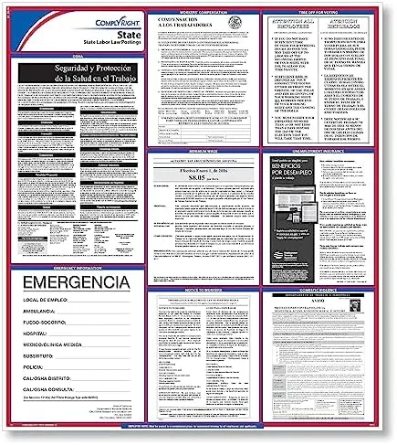ComplyRight State Labor Law Poster, Oregon, Spanish, 24in x 30in