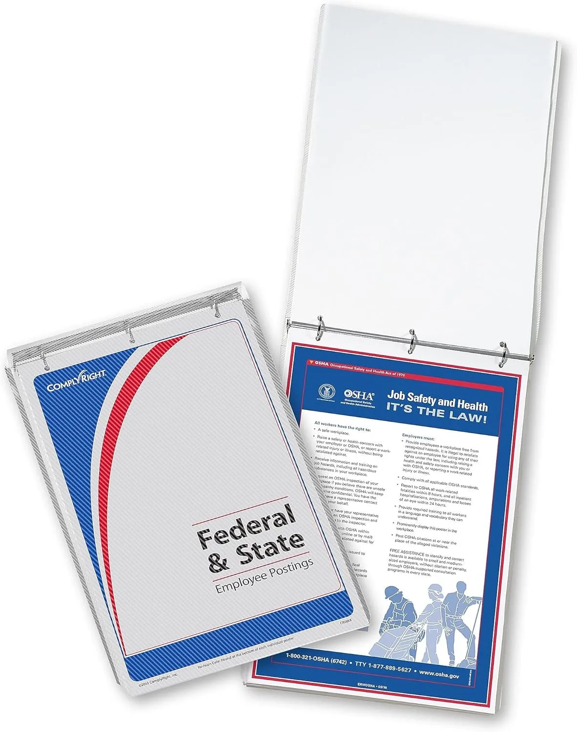 ComplyRight Remote Worker, Federal And State Labor Law 1-Year Poster Service, English, California