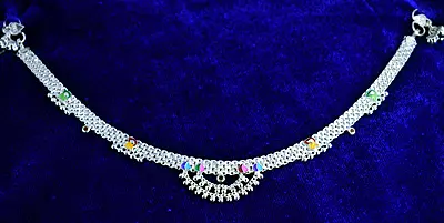 Elegant Silver Anklets For Weddings