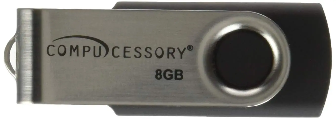 Compucessory Password Protected USB Flash Drive - 8 GB, USB 2.0