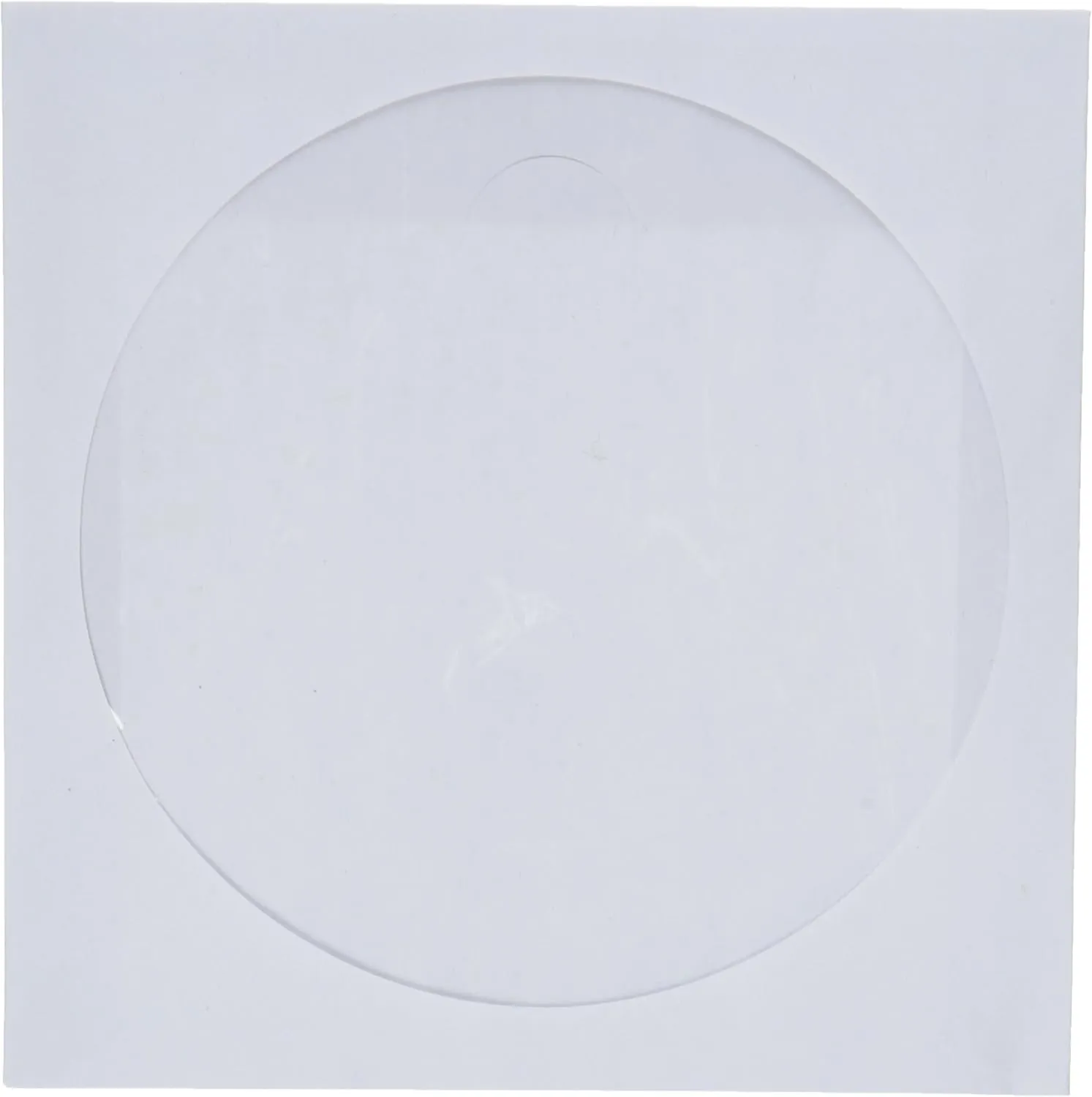 Compucessory CD/DVD White Window Envelopes - 5in x 5in - 250 Pack