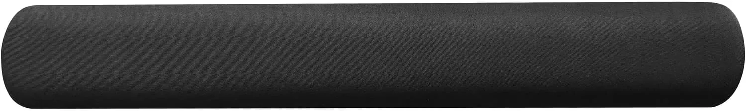 Compucessory Gel Keyboard Wrist Rest Pads, 19in x 2.87in x 0.75in, Black