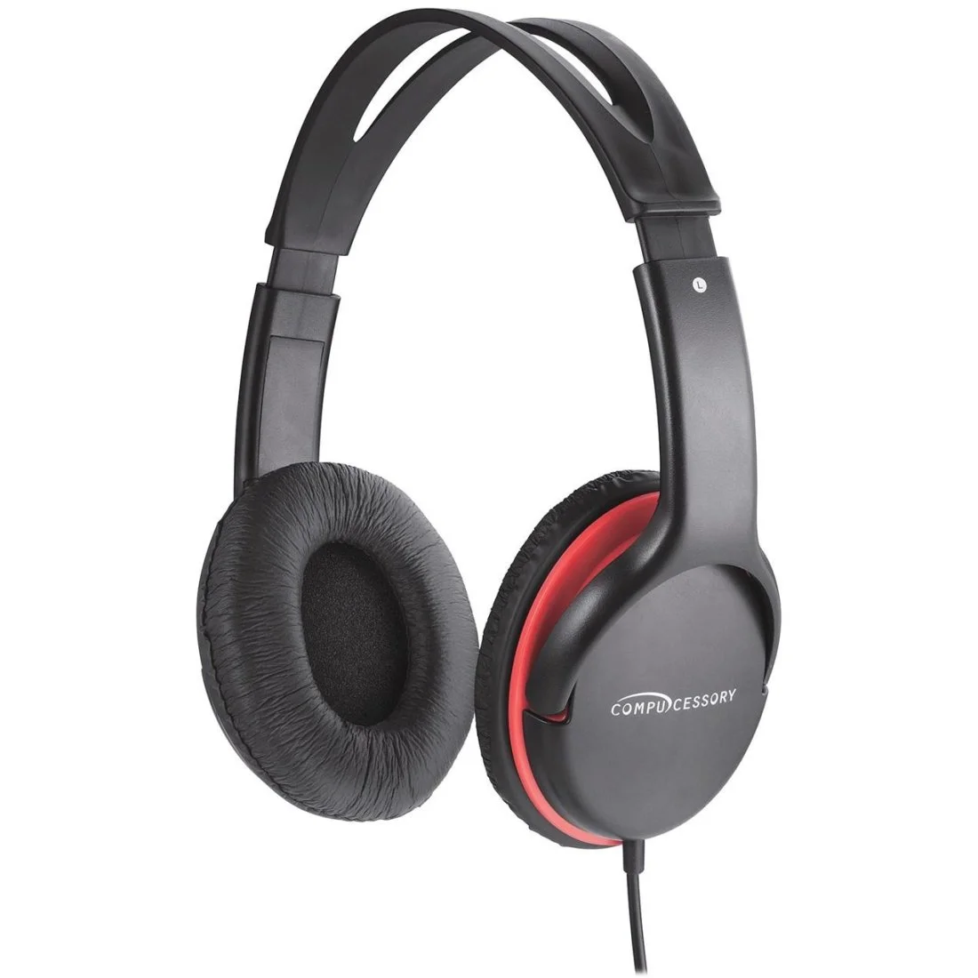 Compucessory Stereo Headset with Built-in Microphone and Volume Control