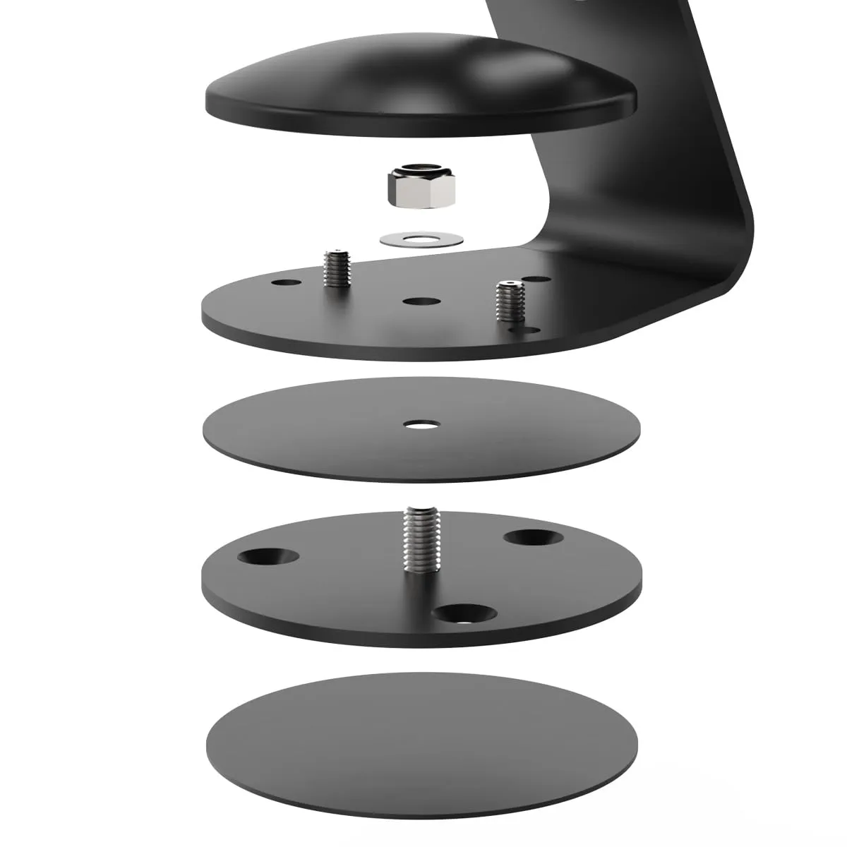 Compulocks SWBB Swivel Base for Core Stand - Black