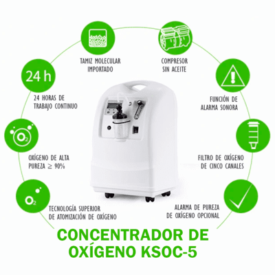 Concentrador de Oxigeno 10L Concentrador de Oxigeno 10L