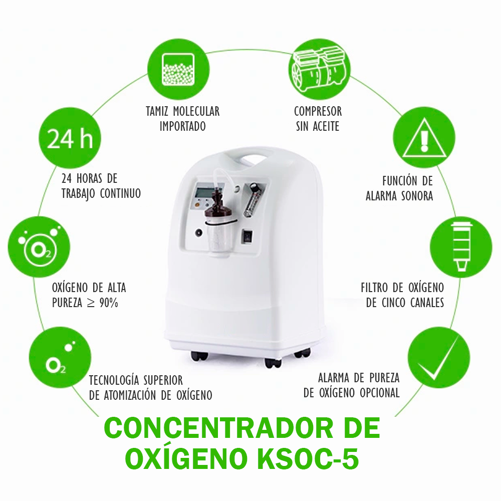 Concentrador de Oxigeno 10L