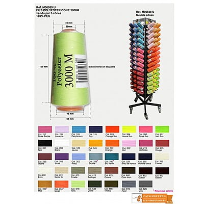Filo per Taglia e Cucini 3000 mt 100% poliestere Filo per Taglia e Cucini 3000 mt 100% poliestere