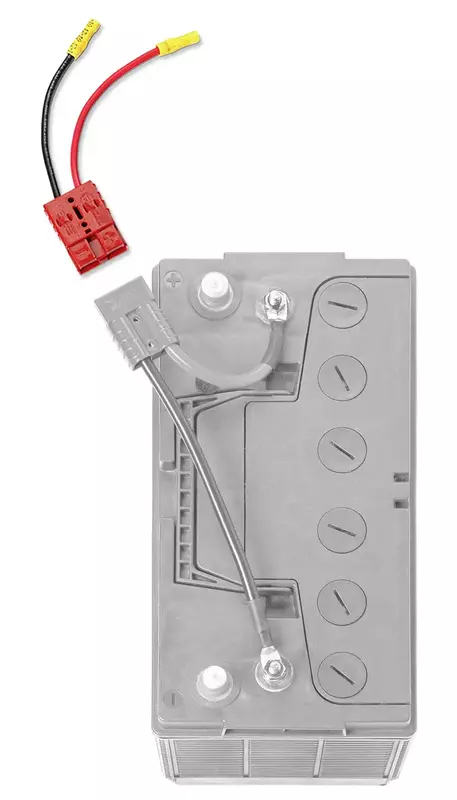 12V Single 10 AWG Connector Kit RCE12VB10 | Quick Connect Wire Connectors for Trolling Motors, Battery Chargers