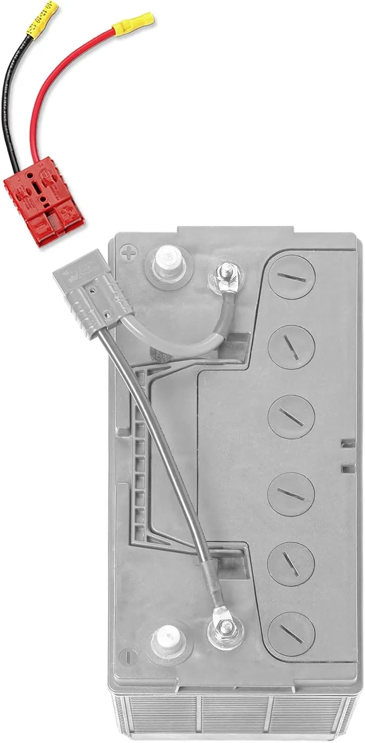 12V Single 10 AWG Connector Kit RCE12VB10 | Quick Connect Wire Connectors for Trolling Motors, Battery Chargers