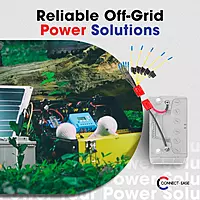 12V Battery Connector Kit CE12VB5FK | Easy 5-Lead Fused System for Any Marine Electronics | Power Depth Finders, GPS Units