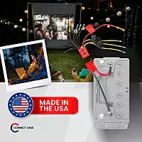 12V Multi-4 Fused Connection Kit RCE12VB4FK | Perfect for Battery Charger, Depth Finders, Bilge Pumps