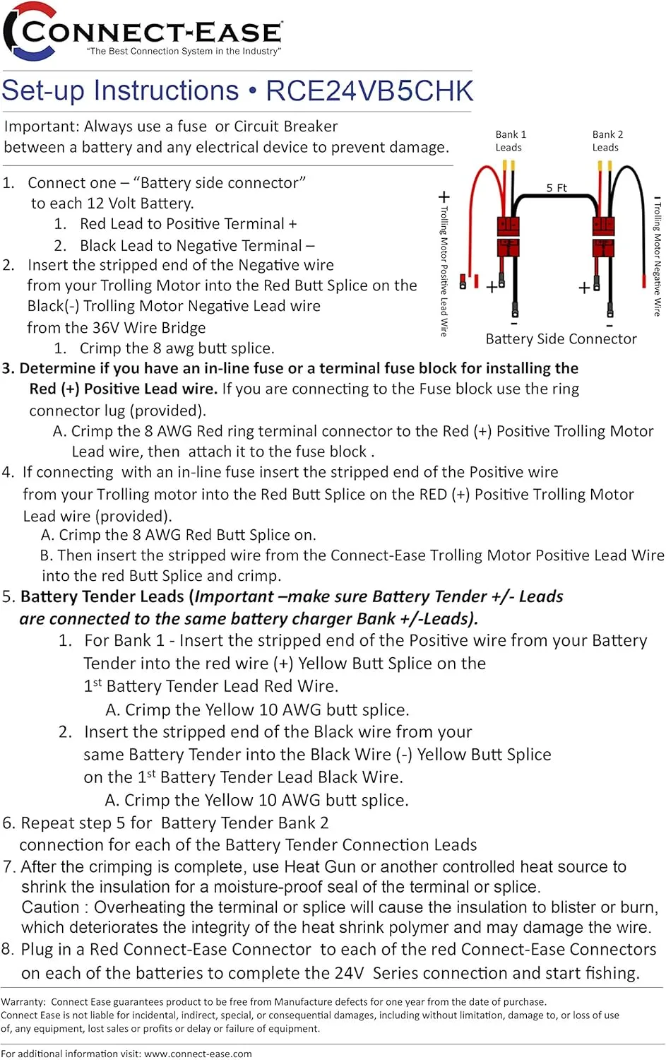 CONNECT-EASE Trolling Motor Connection Kit — Plug-and-Play Marine-Grade Quick-Connect System