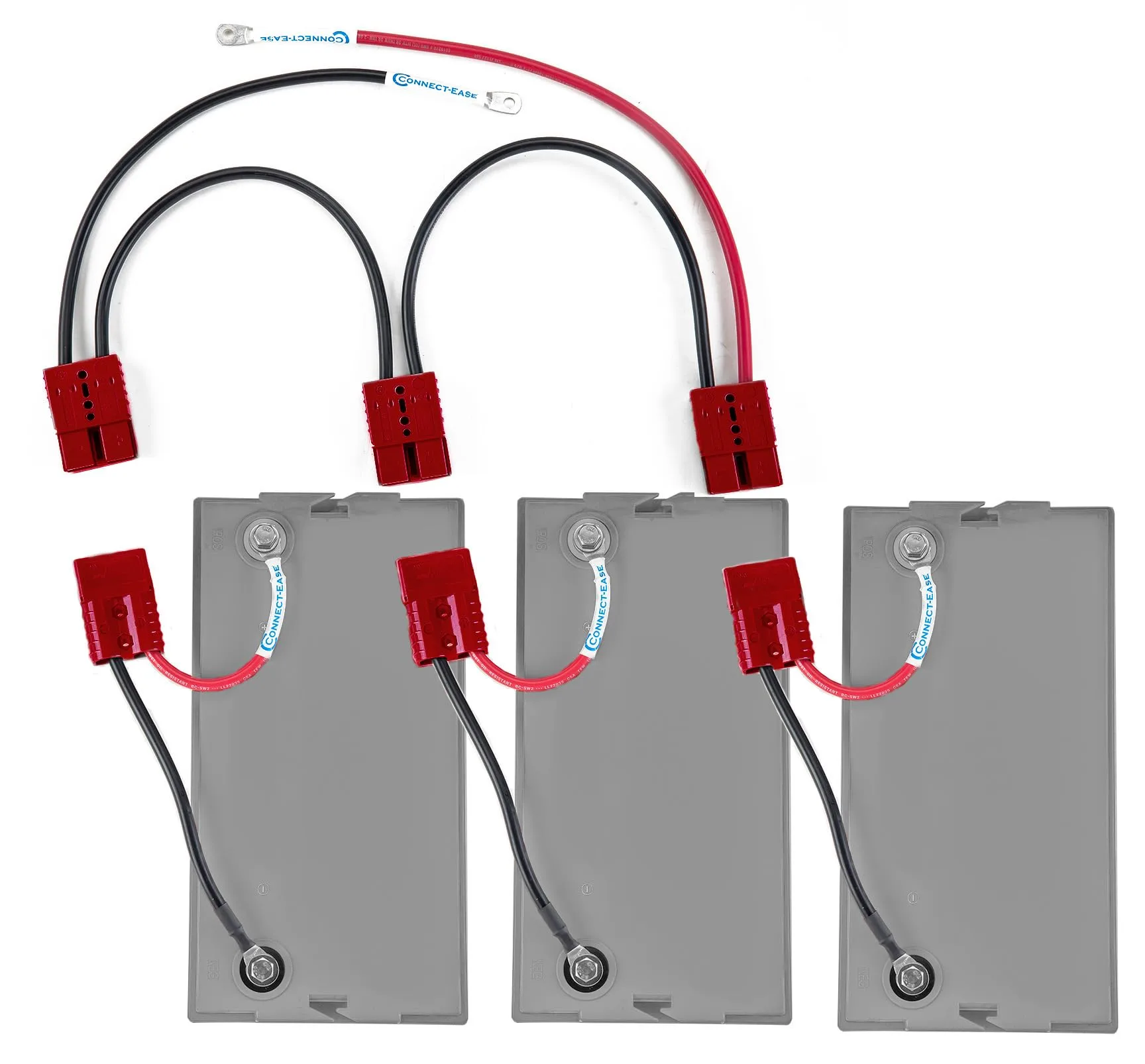 Connect-Ease 36V 6-Gauge Heavy Duty Connector Kit RCE36VBHDK