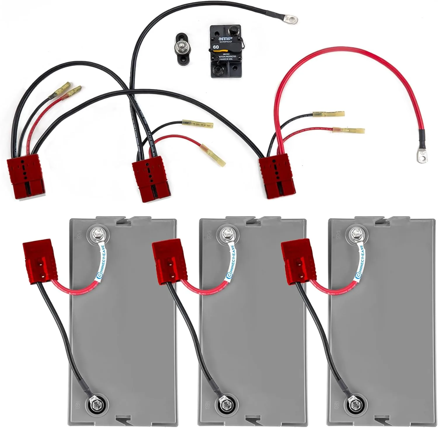 RCE36VPROCHK 36 Volt Series Pro Trolling Motor Connection Kit with On-Board Charging