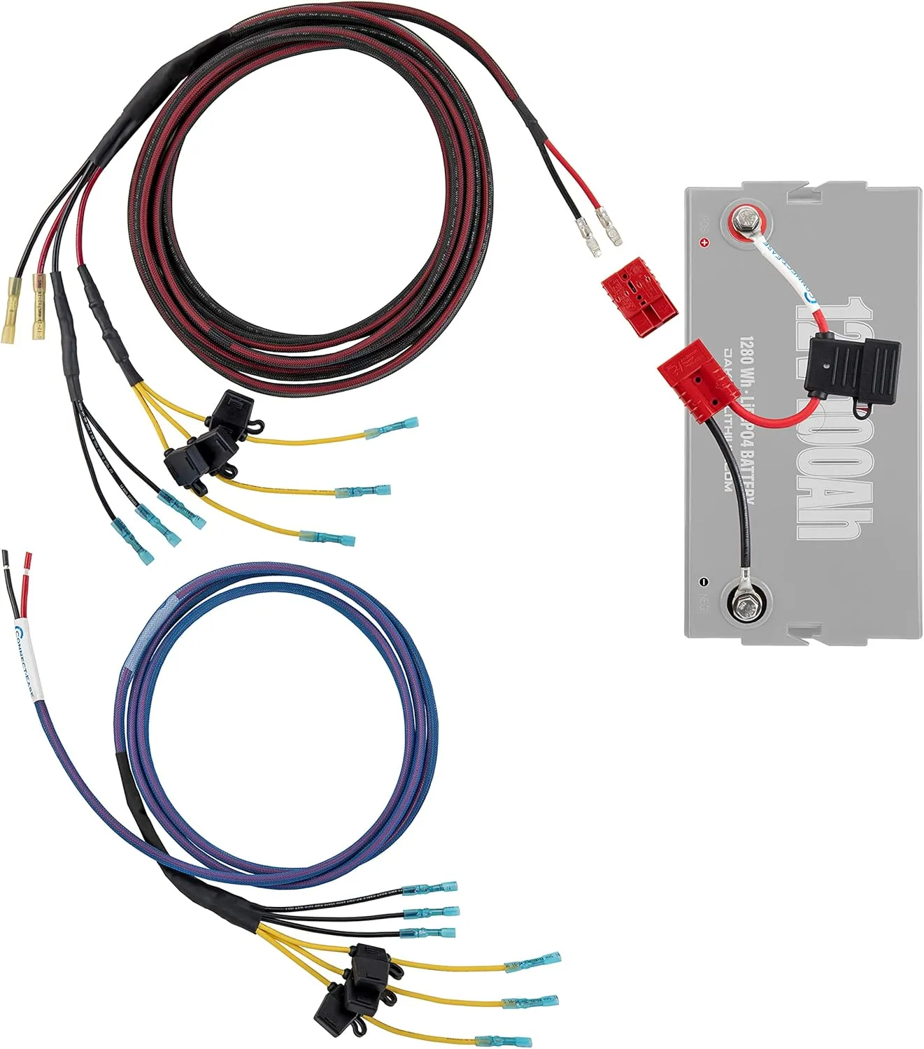 Graph Power Rigger Boat Wiring Harness Kit RCE12VGRP1618 | 13' 8-Gauge Console + 8' 10-Gauge Bow