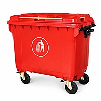 Contenedor de Basura 660 Litros con Ruedas