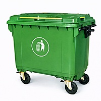 Contenedor de Basura 660 Litros con Ruedas