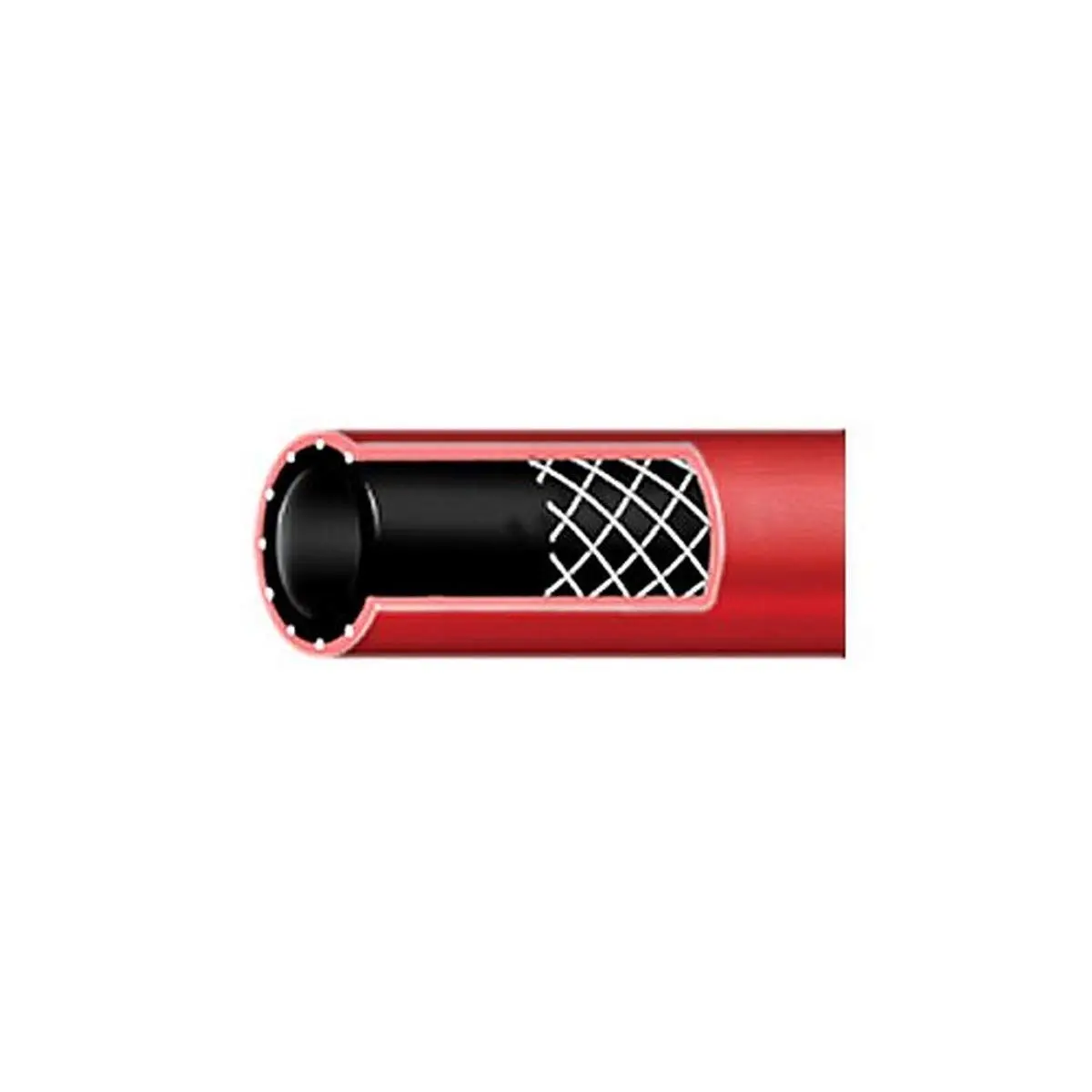 Continental ContiTech 20025966 EPDM Frontier Air and Water Hose, 200 psi, 450' Reel, 1" ID, Red