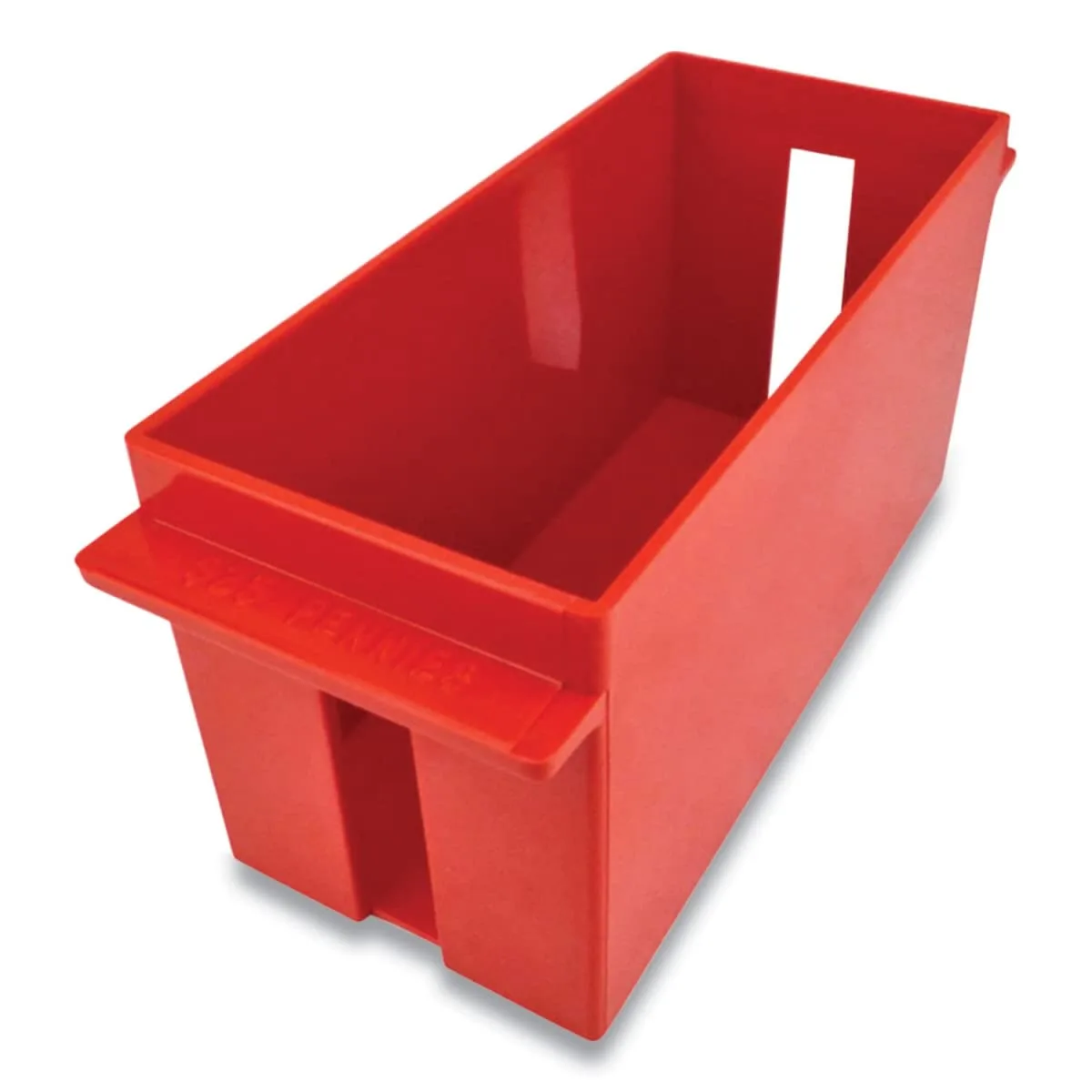 CONTROLTEK Extra-Capacity Coin Tray, Pennies, 1 Compartment, Denomination and Capacity Etched On Side, Stackable, Plastic