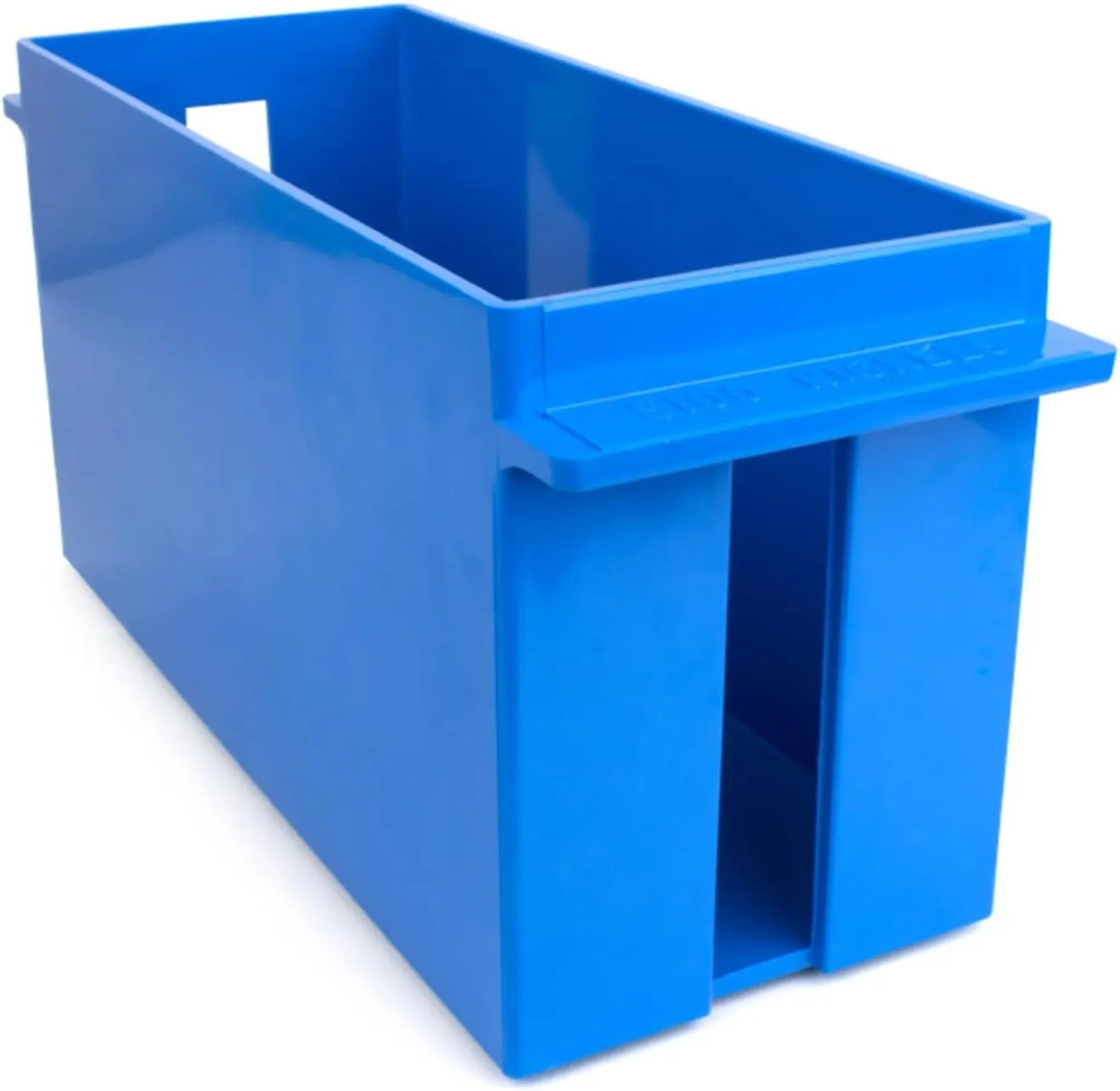 Extra-Capacity Coin Tray, Nickels, 1 Compartment, Denomination And Capacity Etched On Side, 10.5 X 4.75 X 5, Plastic, Blue