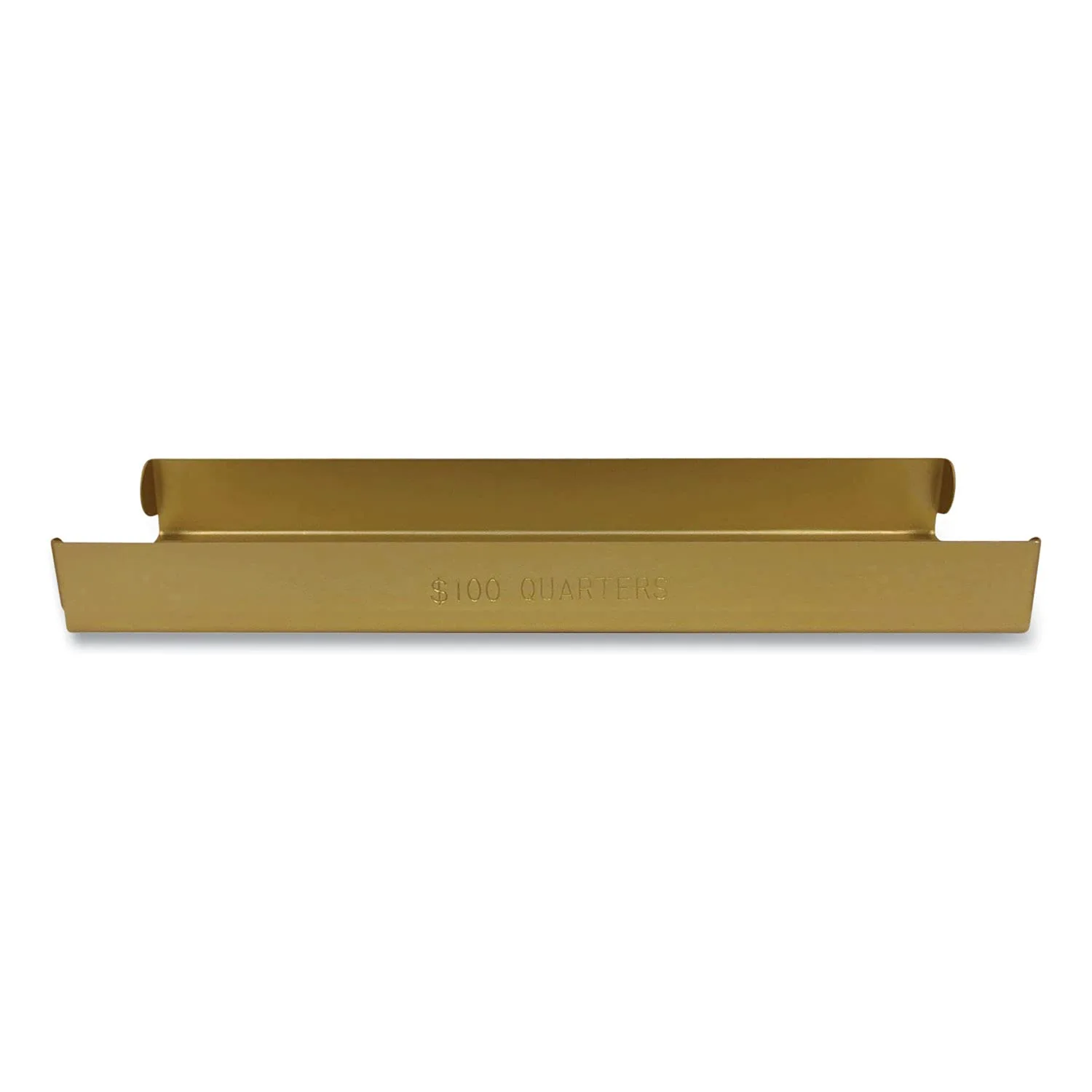 CONTROLTEK Metal Coin Tray, Quarters, 3.5 x 10 x 1.75, Orange (CNK560068)
