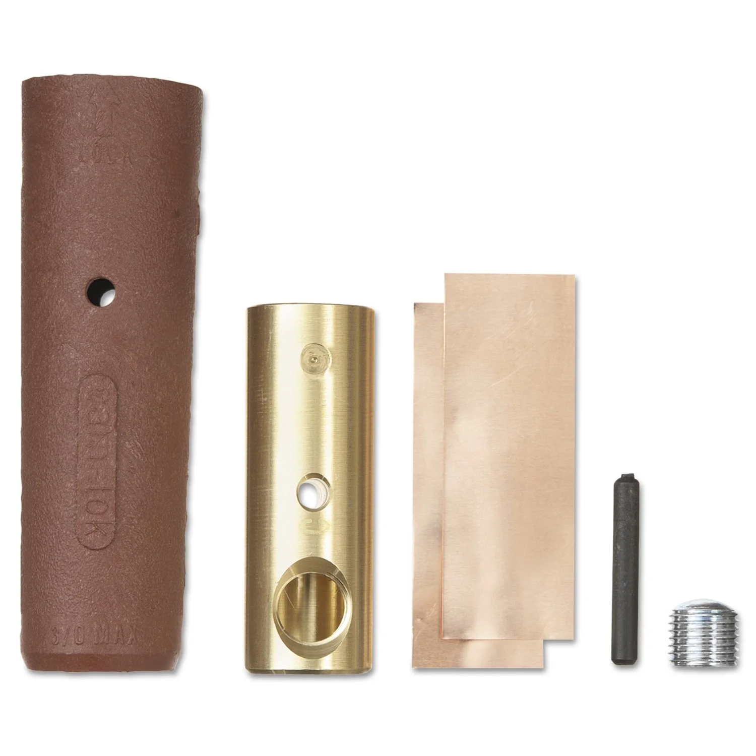 E1012-71 F Series E1012 Plug, Single Pole Connector, Set Screw Female, 1/0-3/0 Cap