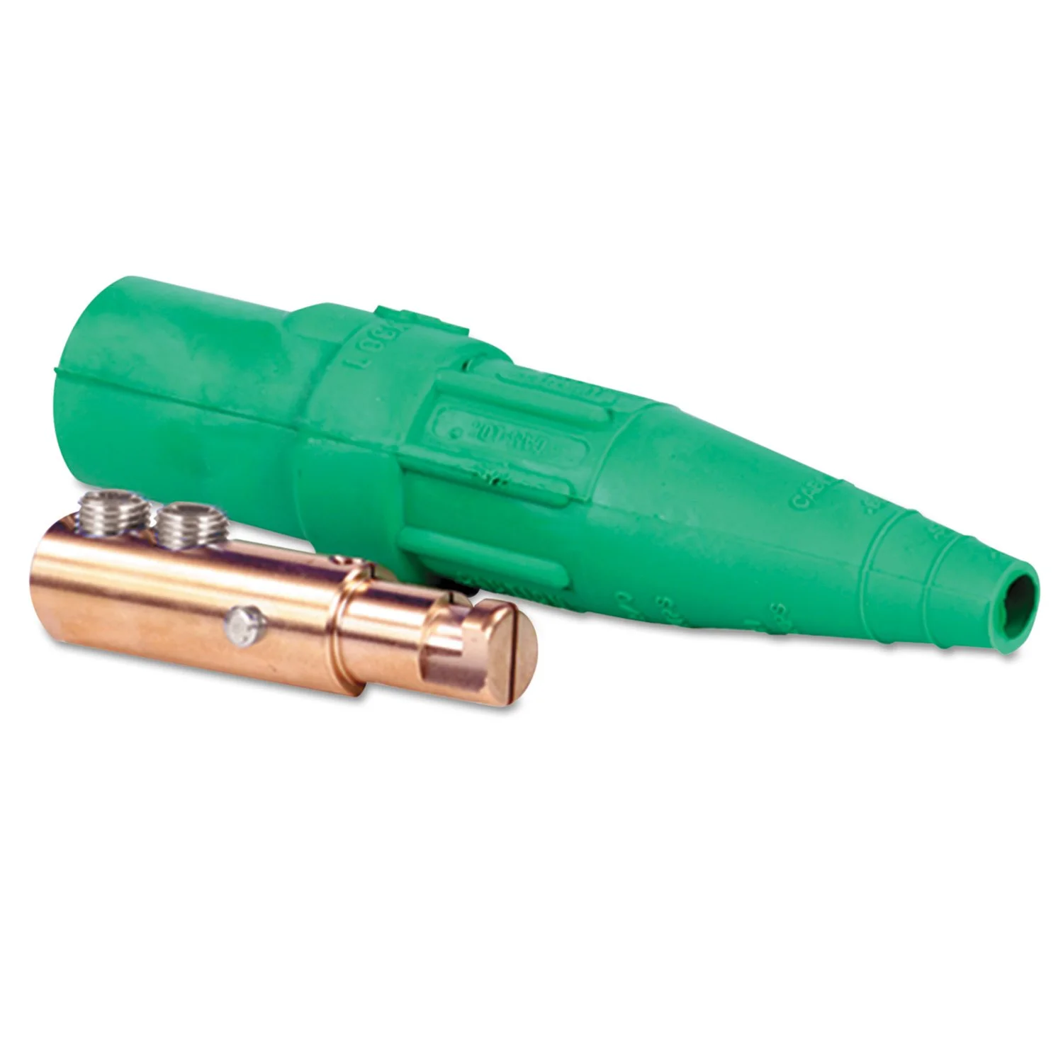 E1016-8350 J Series E1016 Plug, Cam-Lok Single Pole Connector, Double Set Screw Male, 1/Box