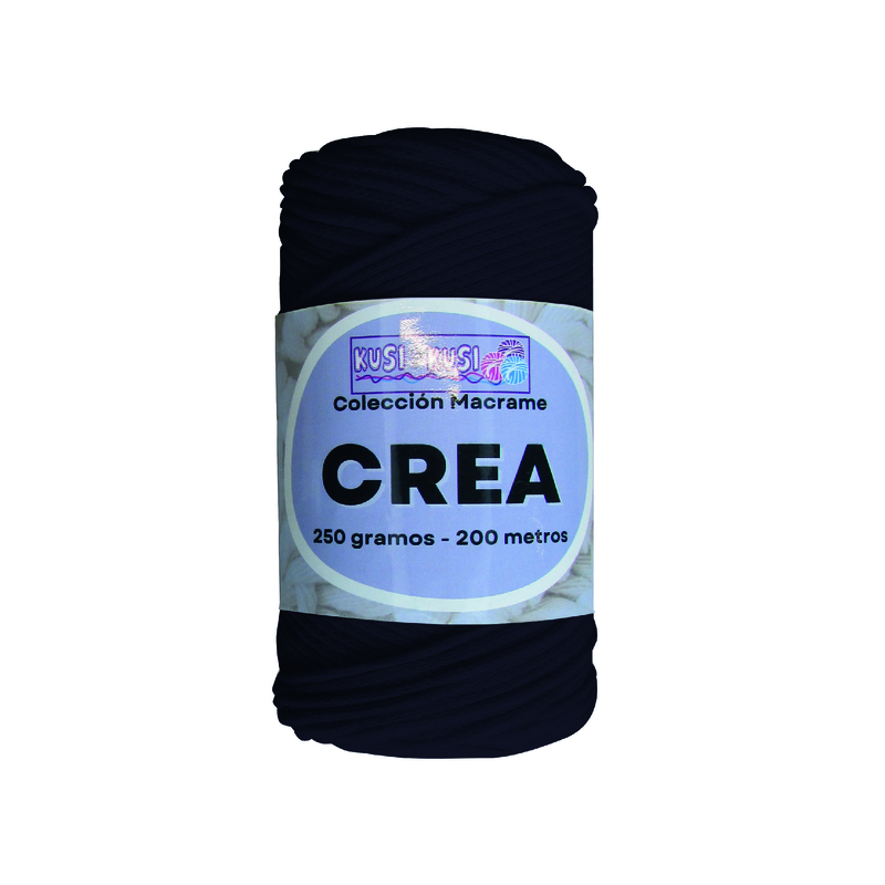 Cordon Crea # 01 Negro Paquete X 4 Ovillos X 250 Gramos Cordon Crea # 01 Negro Paquete X 4 Ovillos X 250 Gramos