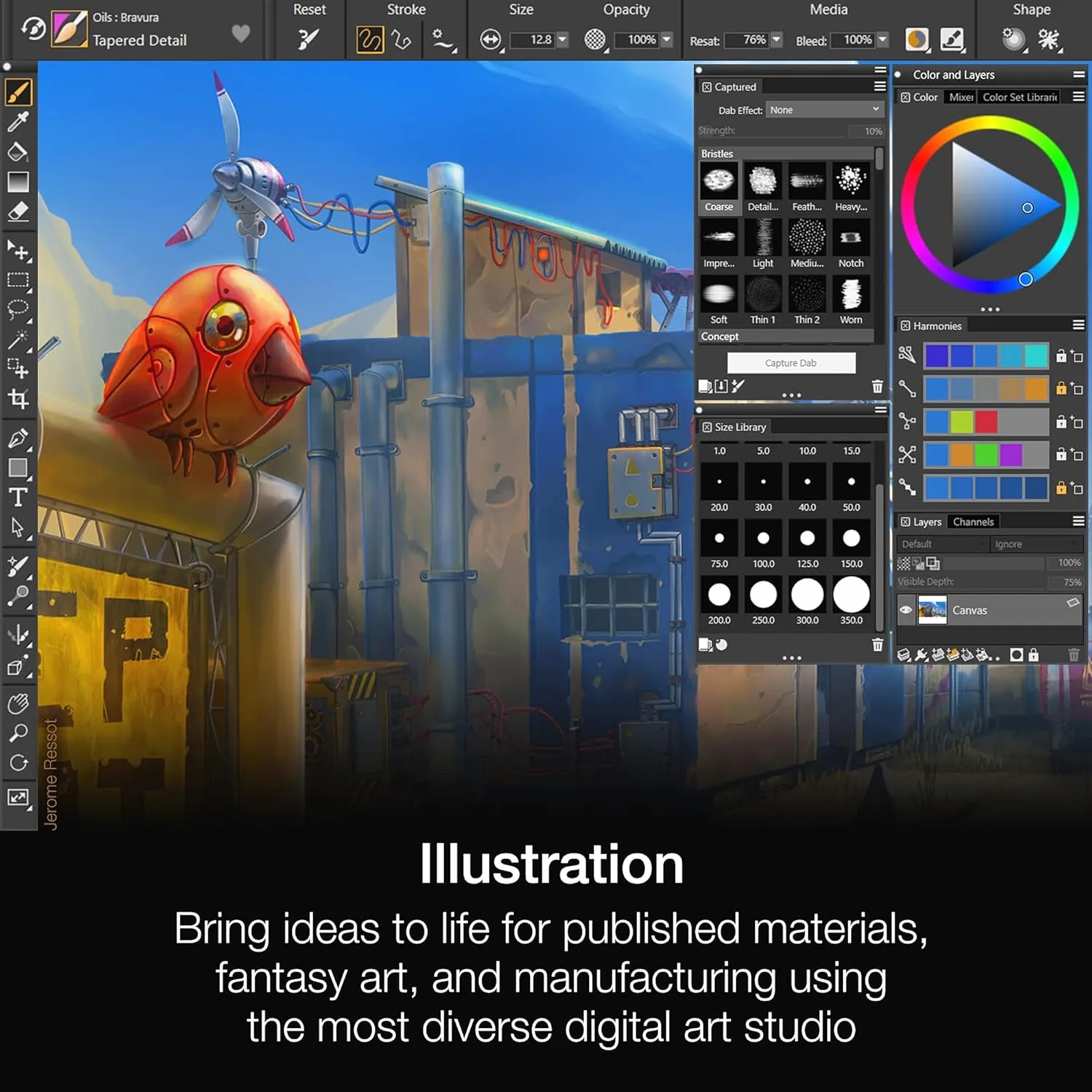 Corel Painter 2023 Education | Professional Painting Software for Digital Art, Illustration