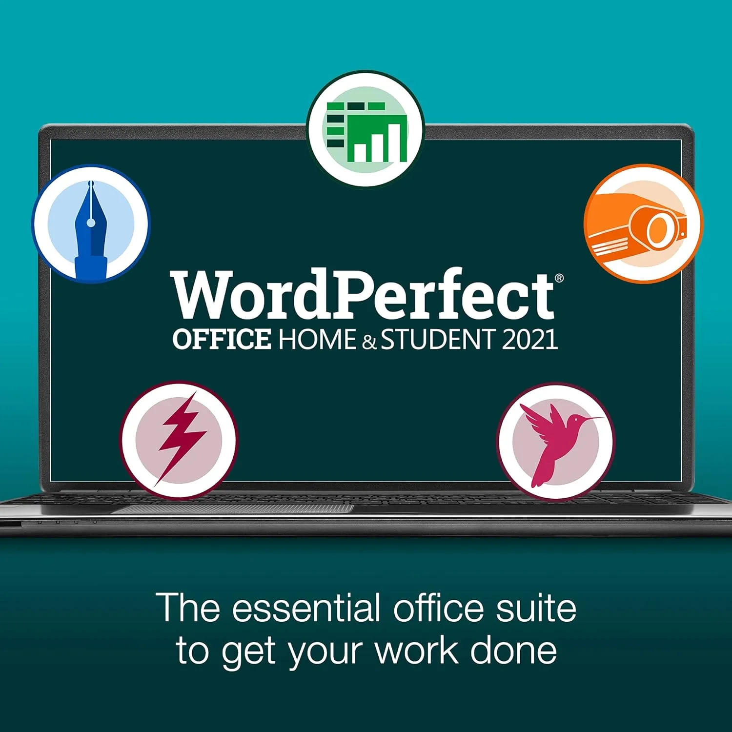 Corel WordPerfect Office 2021 PC Disc Office Suite
