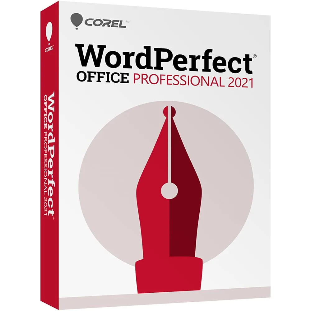 Corel WordPerfect Office 2021 PC Disc Office Suite