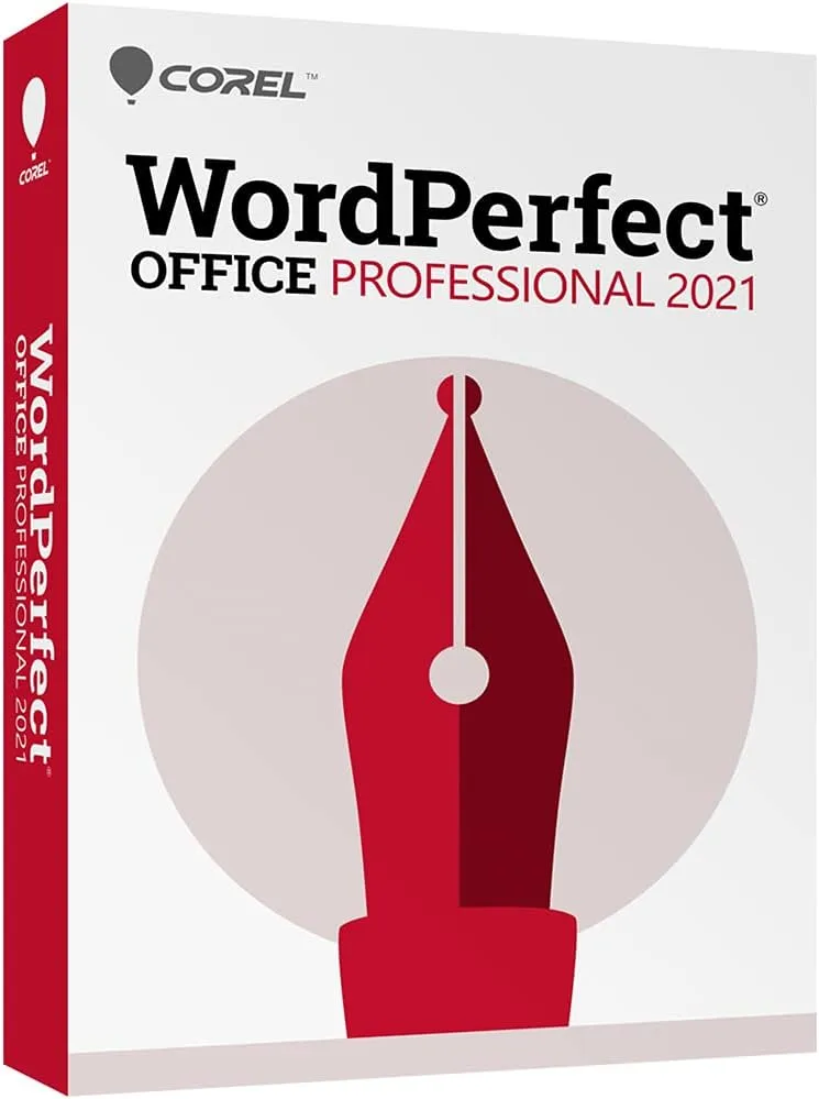 Corel WordPerfect Office 2021 PC Disc Office Suite