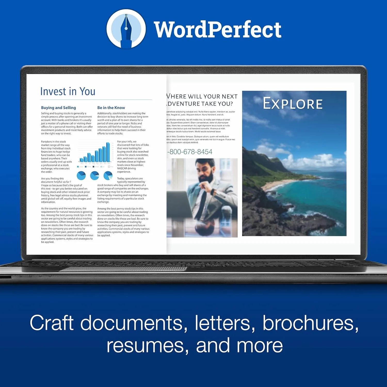 Corel WordPerfect Office 2021 PC Disc Office Suite