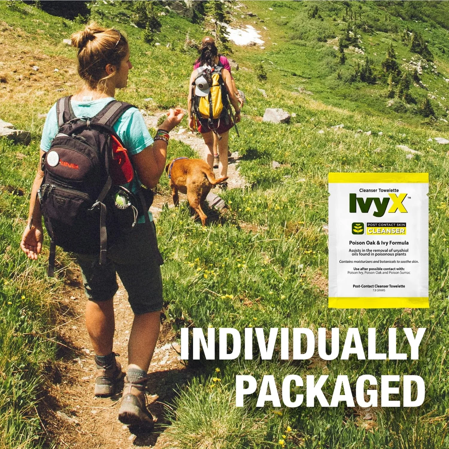 CoreTex Ivy X Post-Contact Poison Ivy Wipes - Pack of 25 Single-Use Treatment Wipes to Assist in Removal of Rashes