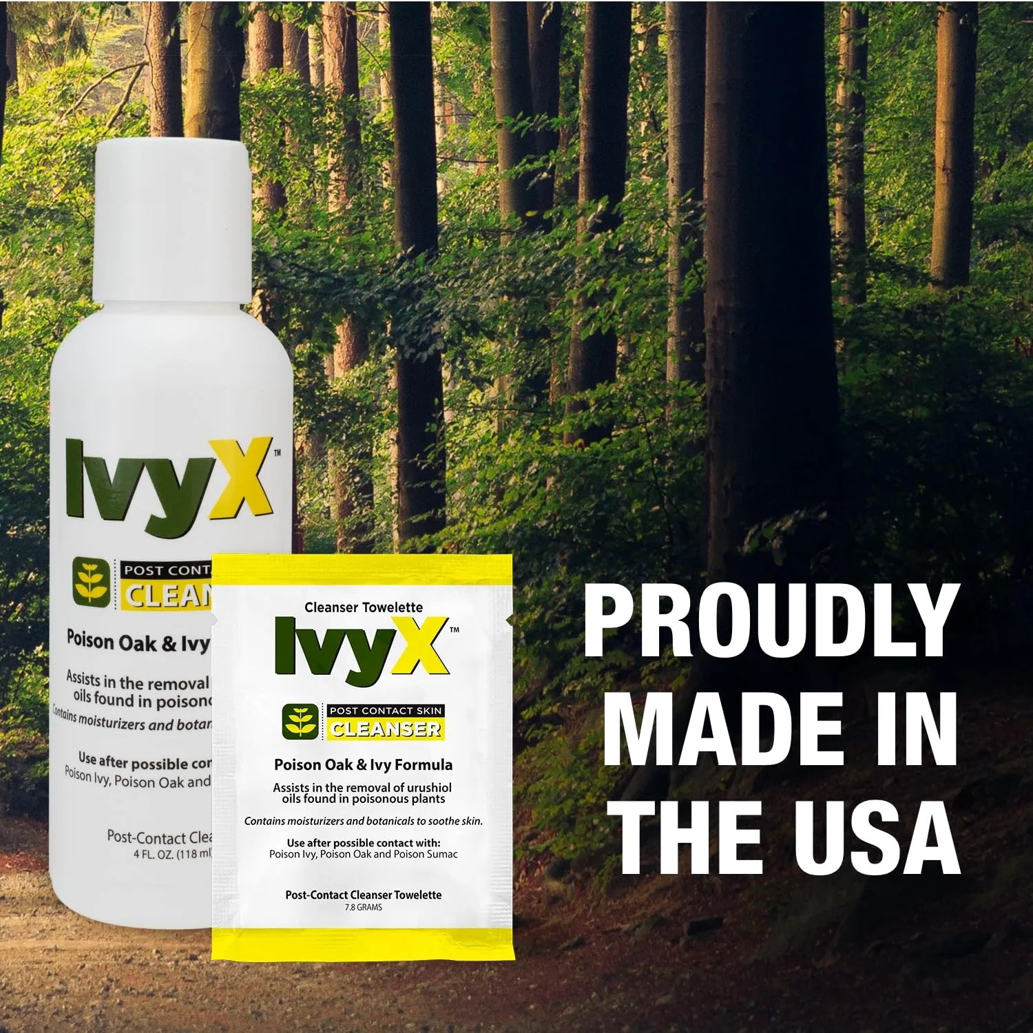 CoreTex Ivy X Post-Contact Poison Ivy Wipes - Pack of 25 Single-Use Treatment Wipes to Assist in Removal of Rashes