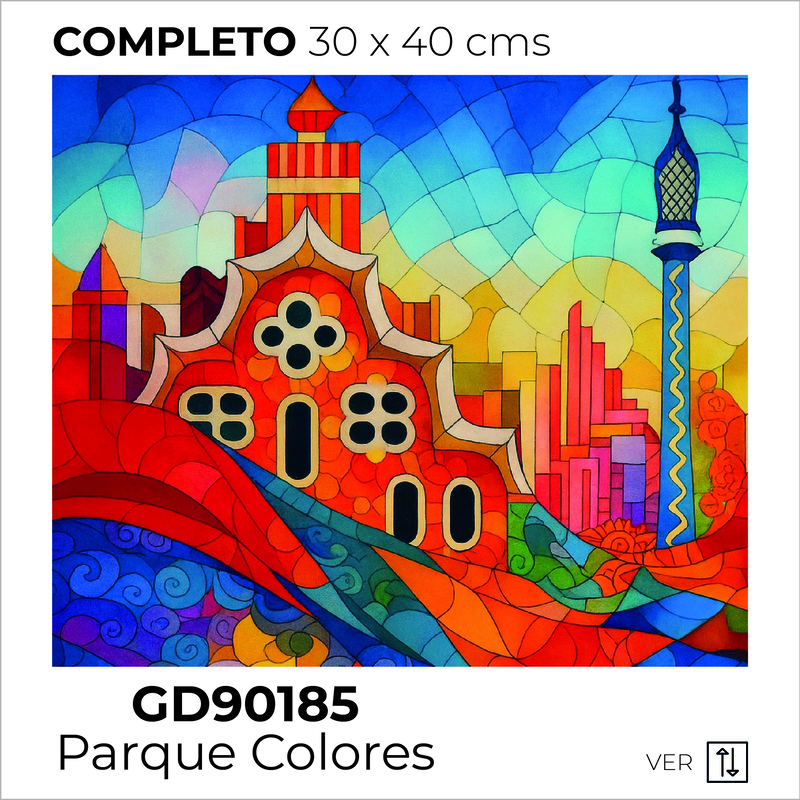 Kit Dibujo Diamante GD90185 Parque Colores Unidad Kit Dibujo Diamante GD90185 Parque Colores Unidad