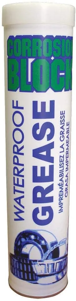 Corrosion Block High Performance Waterproof Grease - 14oz Cartridge - Non-Hazmat, Non-Flammable & Non-Toxic