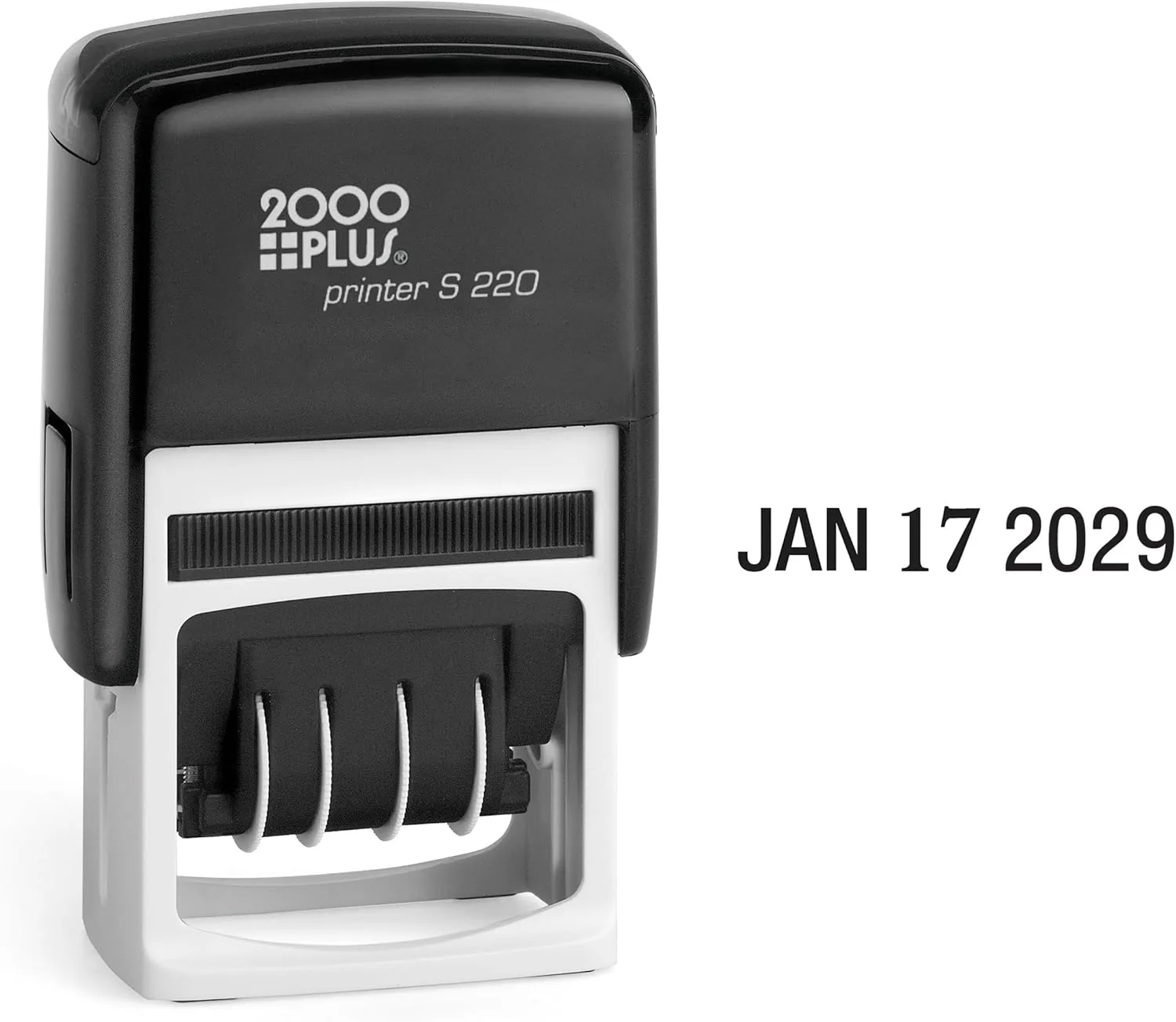 COSCO 2000PLUS Economy Self-Inking Date Dater, Black