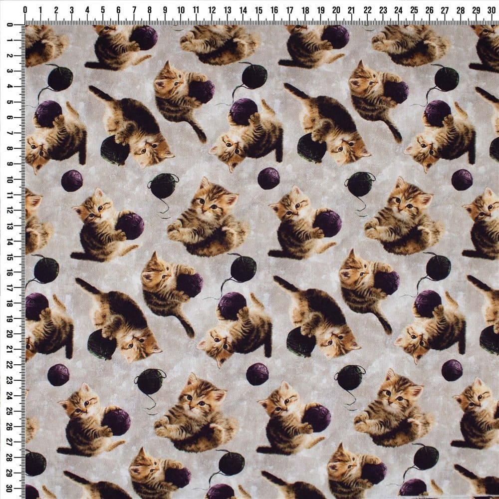 Tessuto in cotone Digi Pets - Gatti