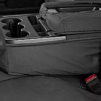 Covercraft SS3501PCCH - SeatSaver Polycotton 1st Row Charcoal Custom Seat Covers