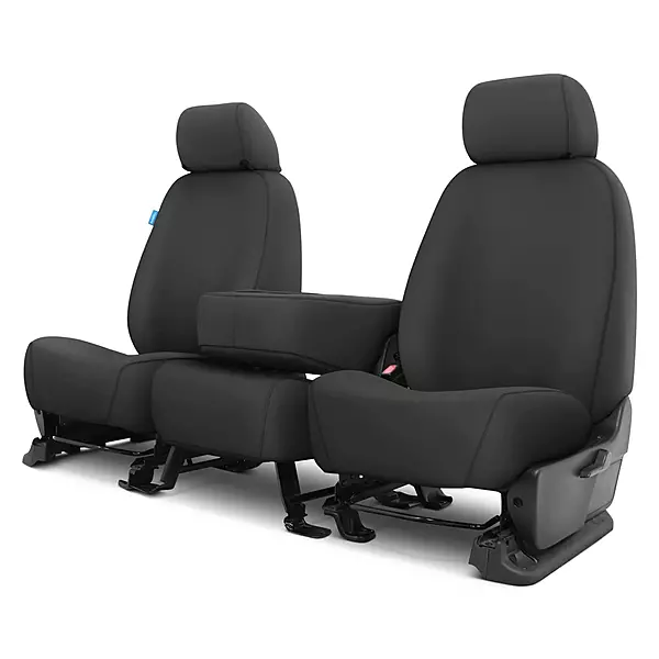 Covercraft SS3501PCCH - SeatSaver Polycotton 1st Row Charcoal Custom Seat Covers