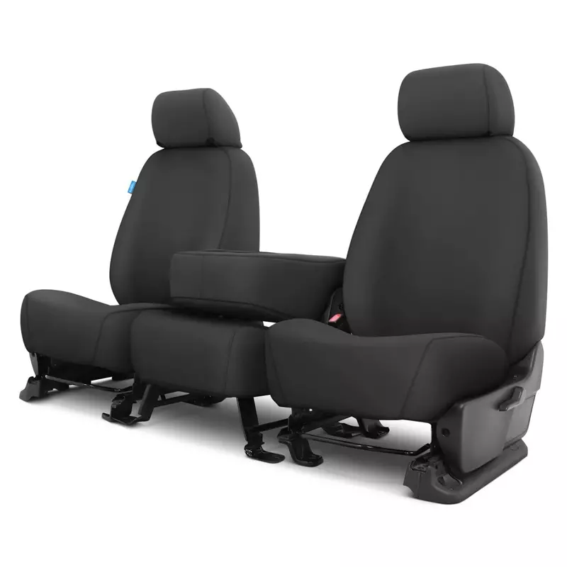 Covercraft SS3501PCCH - SeatSaver Polycotton 1st Row Charcoal Custom Seat Covers