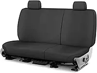 Covercraft SS8489PCCH Polycotton Seat Saver Custom Seat Covers - Charcoal, Rear, Universal Fit