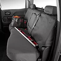 Covercraft SS7527PCCH - SeatSaver Polycotton 2nd Row Charcoal Custom Seat Covers