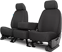 Polycotton Seat Saver Custom Seat Covers, Charcoal