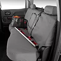 Covercraft Polycotton Seat Saver Custom Seat Covers, Grey