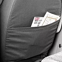 Covercraft Polycotton Seat Saver Custom Seat Covers, Grey