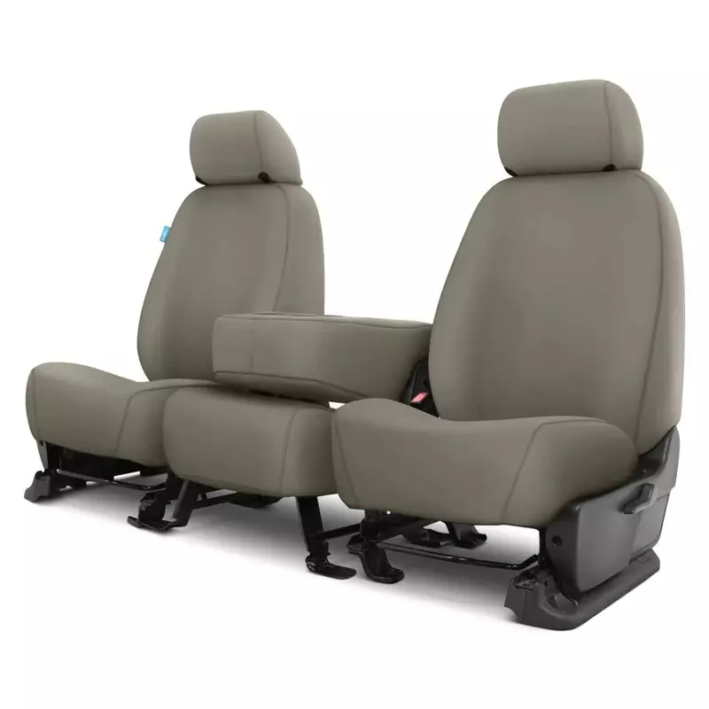 Polycotton Seat Saver Custom Seat Covers - Misty Grey (Rear)